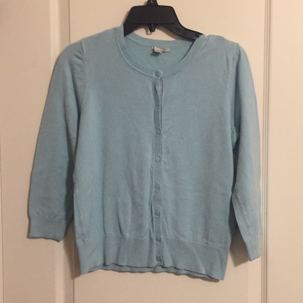 Light blue cardigan